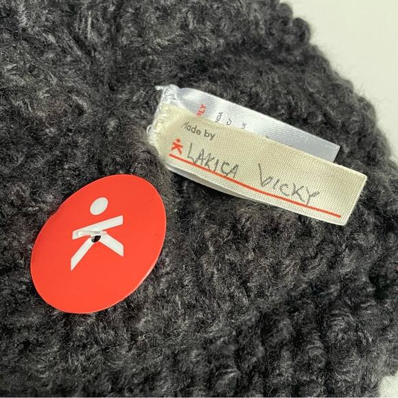 Known Supply Handmade Chunky Pom Knit Beanie Hat Black Fair Trade NWT - Picture 6 of 10